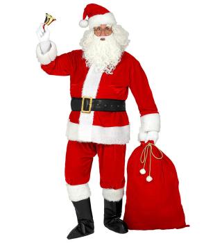 Disfraz de Papa Noel con bolsa - L-XL