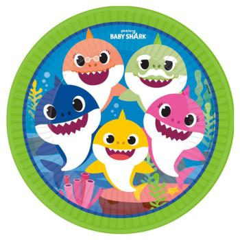 Baby Shark Dishes 23cm Amscan