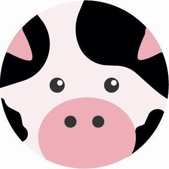 Farm Animals Badge - Cow XiZ Party Supplies