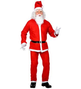 Economic Santa Claus Costume - One Size Widmann