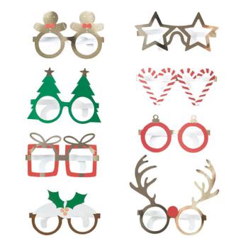 Gafas Divertidos para Photocall Navidad GingerRay