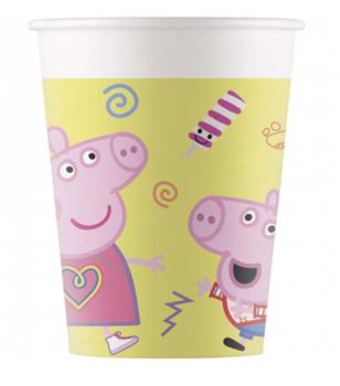 Peppa Pig Cardboard Cups Decorata Party