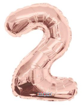 14" Foil Balloon nº 2 - Rose Gold