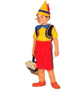 Pinocchio Children´s Costume - 4-5 Years Widmann
