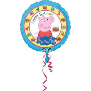 18" Foil Balloon Peppa Happy Birthday Pig