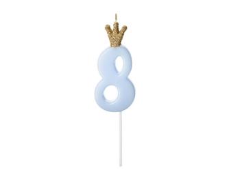 Príncipe Candle Nº8 - Blue PartyDeco