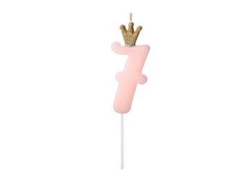 Princess Candle Nº7 - Pink