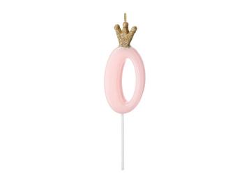 Princess Candle Nº0 - Pink PartyDeco