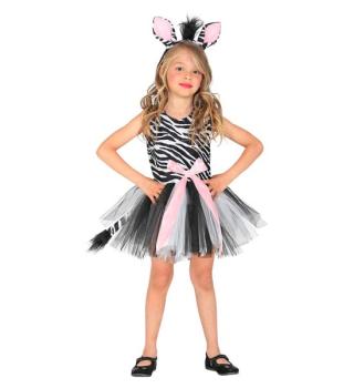 Zebra Girl Costume - 3-4 Years