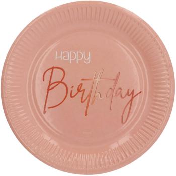 Happy Birthday Elegant Lush Plates Folat