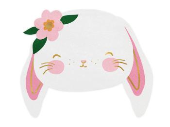 Bunny with Flower Napkins PartyDeco