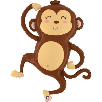 Foil Balloon 41" Jungle Monkey Grabo