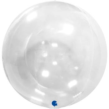 19" 4D Globe Balloon - Transparent - Without valve