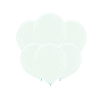 25 Balloons 32cm Natural - Blue Ice