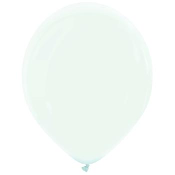 25 Balões 36cm Natural - Blue Ice