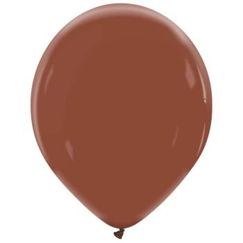 25 Balões 36cm Natural - Chocolate