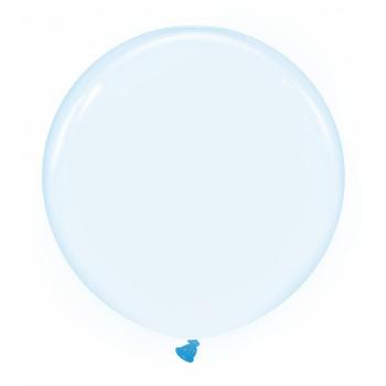 60cm Natural Balloon - Blue Ice