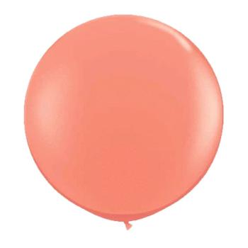 60cm Natural Balloon - Coral
