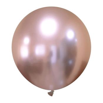 60cm Chrome Balloon - Light Pink