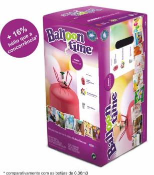 Balloon Time Large Compact Helium Cylinder Kit with balloons BalloonTime