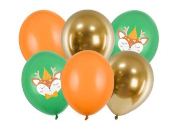 Happy Reindeer Latex Balloons PartyDeco