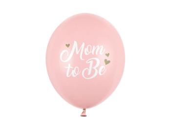 Globos de látex Mom to Be - Rosa PartyDeco