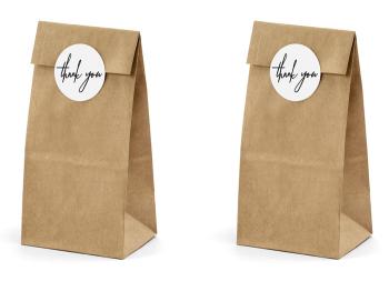 Thank you Kraft Paper Bags PartyDeco