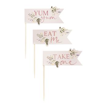 Floral CupCake Toppers GingerRay