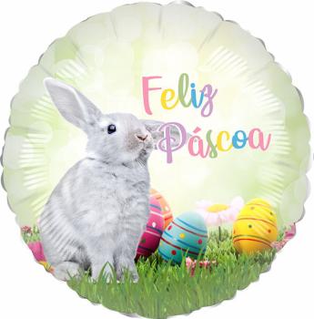 18" Happy Easter Bunny Foil Balloon XiZ Party Supplies