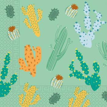 Cactus Compostable Napkins Decorata Party