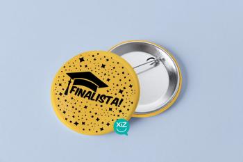 Finalist Badge - Toast Yellow XiZ Party Supplies