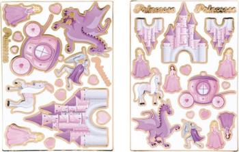 Princesses and Castle Stickers Tim e Puce