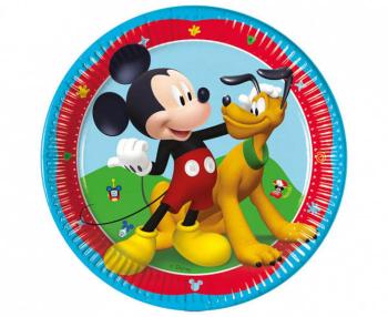 Paper Plates 20cm Mickey - Rock the House Decorata Party