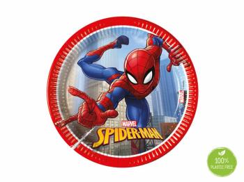 Paper Plates 20cm Spiderman - Crime Fighter Decorata Party