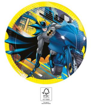 Paper Plates 23cm Batman Rogue Rage Decorata Party