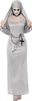 Gray Gothic Nun Costume - L Smiffys