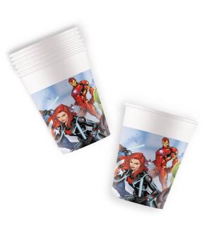 Avengers Cardboard Cups - Infinity Stones Decorata Party