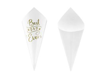White Cones for Petals PartyDeco