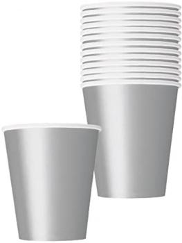 Unique Cardboard Cups - Silver Unique