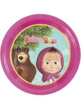 Masha and the Bear Party Dishes Smiffys