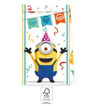 Minions The Rise of Gru Paper Bags Decorata Party