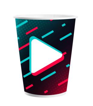 Music Party Cups Macadamia