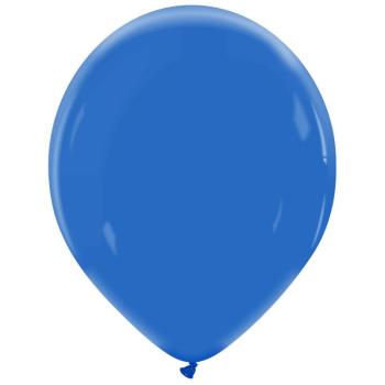 25 Balloons 36cm Natural - Royal Blue