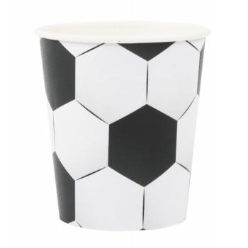 Football Party Cups Tim e Puce