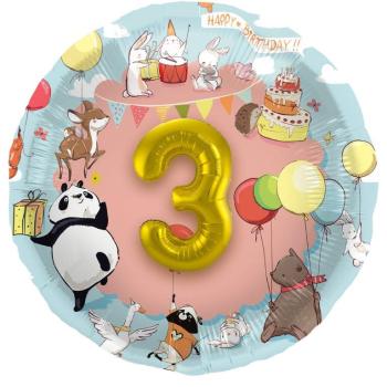 22" Foil Balloon 3D Animals