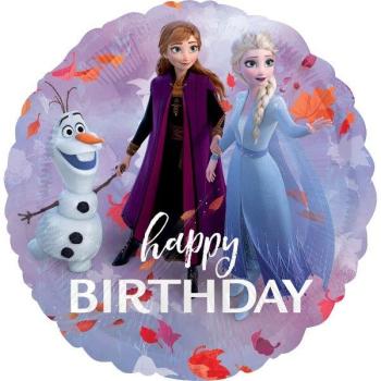 Balão Foil 18" Frozen 2 Happy Birthday Amscan
