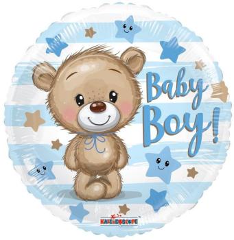 Foil Balloon 18" Baby Boy Bear