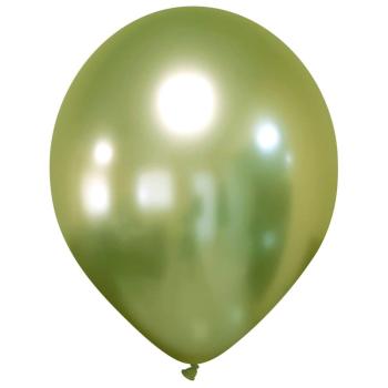25 Balões 32cm Cromados - Verde Cedro XiZ Party Supplies