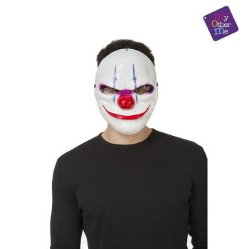 Scary Clown Plastic Mask MOM