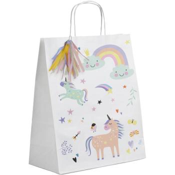 Unicorns and Rainbows Paper Favor Bags